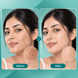 UK's Derma before and after skin results